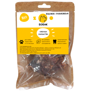 ZОО-БОБИК Лакомства для собак (вымя говяжье), 500г
