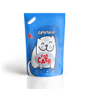 FOR CATS Наполнитель силикагелевый для кошачьего туалета, 4л