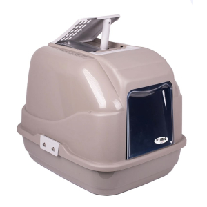 IMAC био-туалет для кошек EASY CAT, серо-бежевый,50х40х40h см