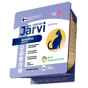Jarvi влажный корм для кошек с чувствительным пищеварением, паштет (форель) 100гр
