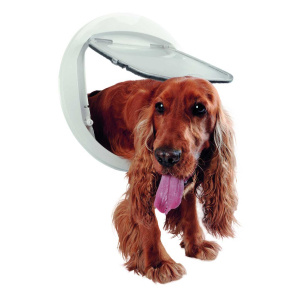 Camon Дверца откидная белая для собак, 29,5х30 см