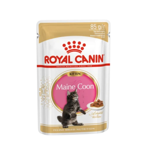 Royal Canin Maine Coon Kitten Корм консервированный для котят породы Мэйн Кун до 15 месяцев, соус, 85г
