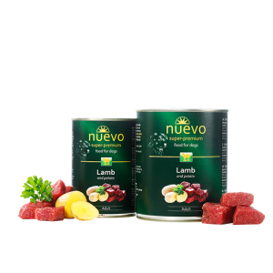 Nuevo Консервы для собак (ягненок, картофель), 400г