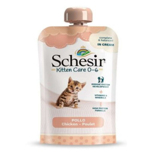 Schesir для котят до 6 месяцев (курица), 150 гр срок до 16.02.2026