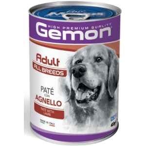 Gemon Dog Adult PATE Lamb  для собак паштет с ягненком , 400 гр