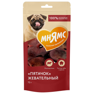 Мнямс лакомство на каждый день для собак "Пятачок" жевательный 70 г