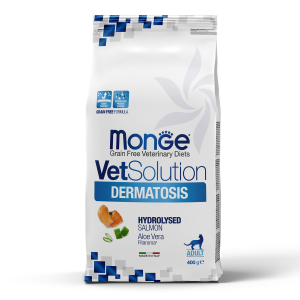 Monge VetSolution Cat Dermatosis сухой корм для кошек при заболеваниях кожи (лосось) 400гр