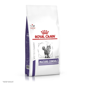 Royal Canin Mature Consult Корм сухой полнорационный диетический для котов и кошек старше 7 лет, не имеющих видимых признаков старения, 1,5 кг