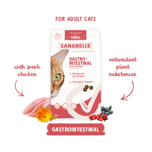 Bosch Sanabelle Gastrointestinal сухой корм для кошек с чувствительным пищеварением, 2 кг