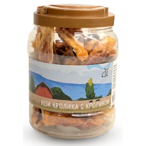 NORD FARM  лакомство для собак Уши кролика с кроликом 600гр