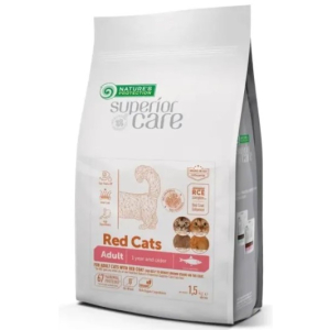 Nature's Protection Red Cats GF для взрослых кошек всех пород с рыжей шерстью, 1,5кг