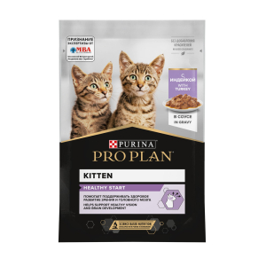 Purina Pro Plan Корм консервированный для котят (индейка в соусе), 85г
