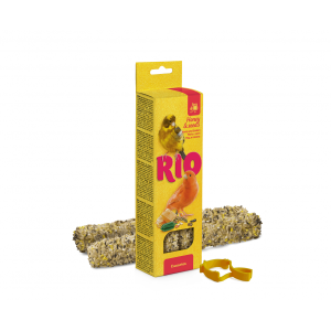 RIO Sticks Для канареек (Мед, семена), 2х40 гр Лакомство в в виде палочек.