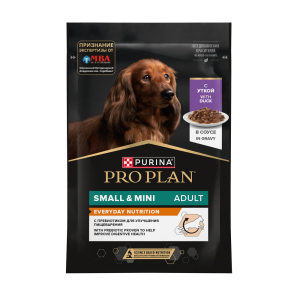 Purina Pro Plan Корм консервированный для собак мелких и миниатюрных пород (утка), 85г