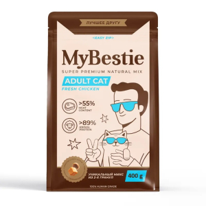 MyBestie Cat Adult сухой корм для кошек (курица) 400гр