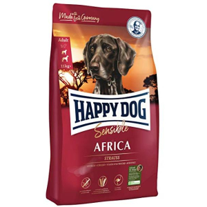Happy Dog Sensible Africa Корм сухой гипоаллергенный для взрослых собак весом от 11 кг (страус), 4кг