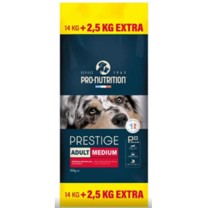 Pro-Nutrition Prestige Adult Medium сухой корм  для собак взрослых средних пород,14+2,5кг