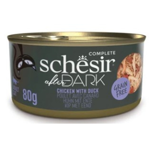 Schesir AFTER DARK для кошек (курица, утка), 80 гр