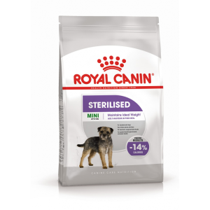 Royal Canin Mini Sterilised Корм сухой для взрослых стерилизованных собак мелких размеров, склонных к набору веса, 8кг