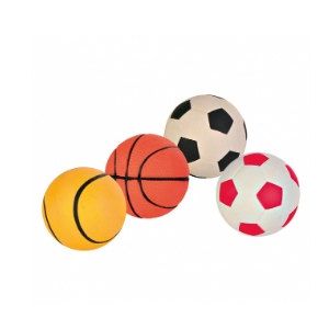 Игрушка  "TRIXIE" для собак "Мяч", диам.7см ,вспененная резина, различные варианты расцветок