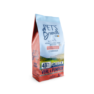 Pet's Brunch сухой корм для собак миниатюрных пород с телятиной и овощами 1кг