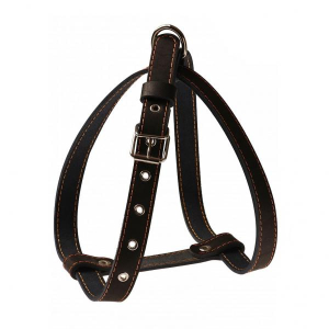 Шлея кожанная "восьмерка" ш 15, обх.груди до 45