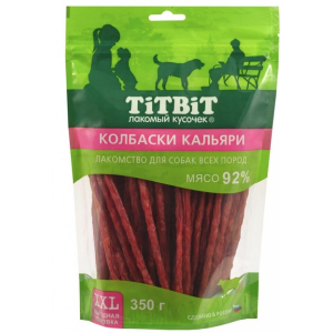 TitBit Колбаски Кальяри для собак всех пород 350г -   XXL