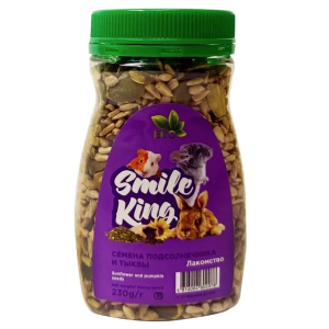 Smile King Лакомство для грызунов - семена подсолнечника и тыквы 230г