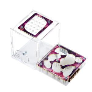 Формикарий XL сборная муравьиная ферма со встроенной ареной 85х155х21 фиолетовый