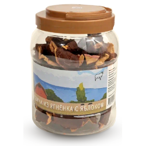 NORD FARM  лакомство  для собак Сэндвичи из ягнёнка с яблоком 800гр