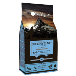 Black Olympus Adult Mini Низкозерновой корм для взрослых собак мелких пород (Курица, индейка), 2кг
