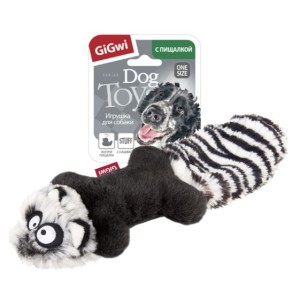 Игрушка для собак Енот с пищалками 24см, серия PLUSH FRIENDZ