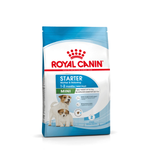 Royal Canin Mini Starter Корм сухой полнорационный для собак мелких пород (до 10 кг) в конце беременности и в период лактации, и для щенков в период отъема от матери и до 2-х месячного возраста, 1 кг