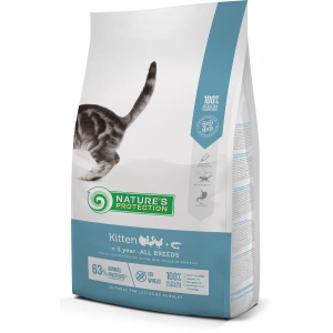 Nature's Protection Kitten Корм сухой для котят (птица, криль), 400г