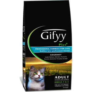 Gifyy Premium Adult Cat Gourmet сухой корм для привередливых кошек,15кг