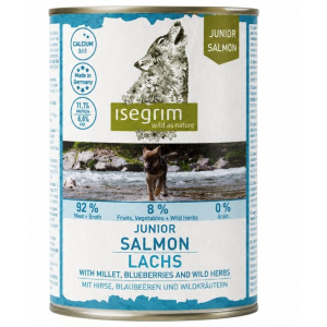 Isegrim  для щенков с лососем, пшеном, голубикой и дикими травами,400г