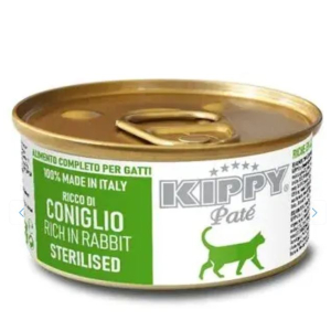Kippy Cat для кошек с кроликом (паштет),85г