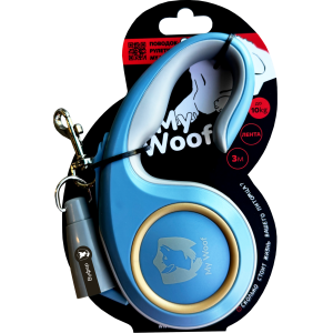 MY WOOF Поводок-рулетка с запасным механизмом спасения,размер S