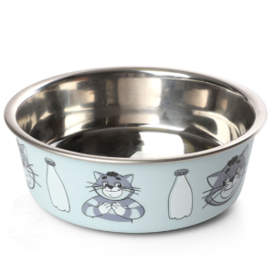 Triol СОЮЗМУЛЬТФИЛЬМ Миска для животных металлическая на резинке "Матроскин", 0.25л