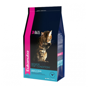 Eukanuba CAT Adult +7 сухой корм для кошек старше 7лет (птица)  2кг