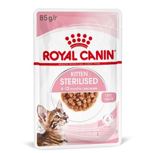 Royal Canin Kitten Gravy влажный корм для стерилизованных котят до 12 месяцев 85гр