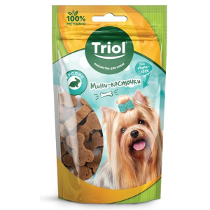 ТРИОЛ Мини-косточки из кролика для мини-собак, 50г