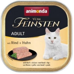 Animonda Vom Feinsten Консервы для кошек (говядина, курица), 100г