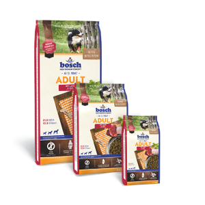 Bosch Корм сухой для взрослых собак (ягненок, рис), 3кг