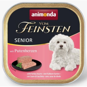 Animonda Vom Feinsten для собак пожилых с сердцем индейки,150г