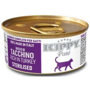 Kippy Pate Sterilised Cat Паштет с индейкой, 85г