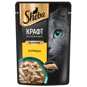 Sheba Craft Collection Корм консервированный для кошек (курица в соусе), 0,075кг