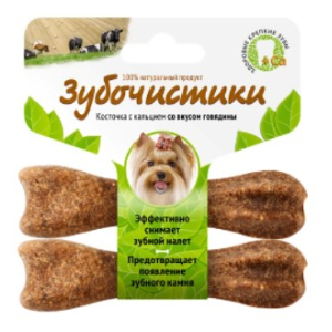 Деревенские лакомства Лакомство для собак мелких пород (зубочистки со вкусом говядины), 36г