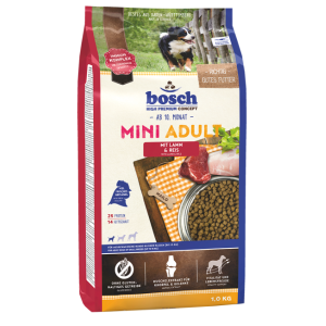 Bosch Корм сухой для взрослых собак маленьких пород (ягненок, рис), 3кг