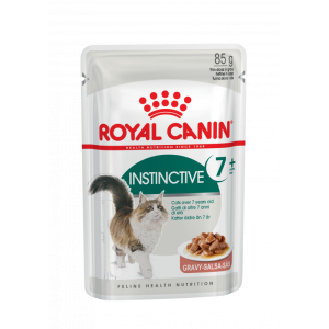 Royal Canin Instinctive 7+ Корм консервированный для кошек старше 7 лет (мелкие кусочки в соусе), 85г